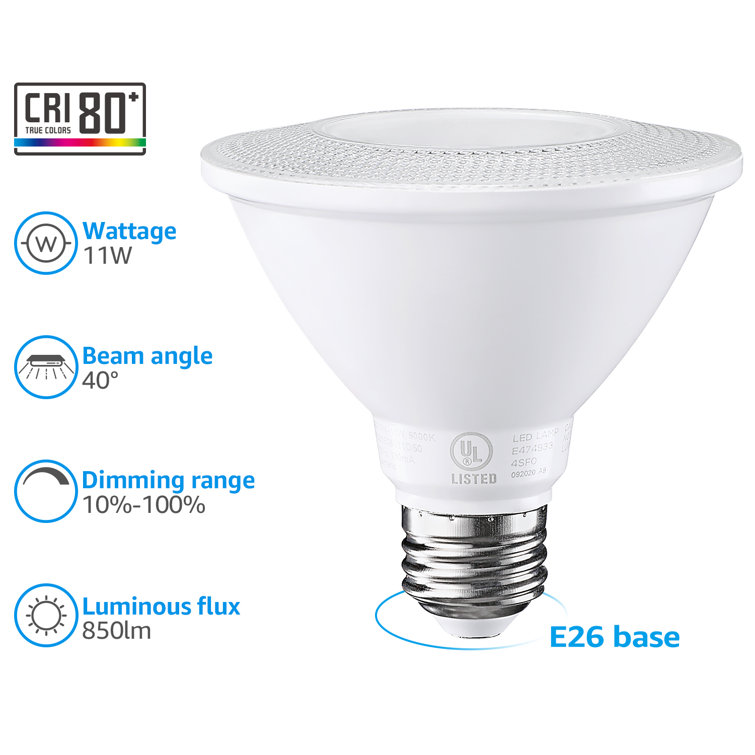TORCHSTAR 70 Watt Equivalent PAR30 E26/Medium (Standard) Dimmable LED